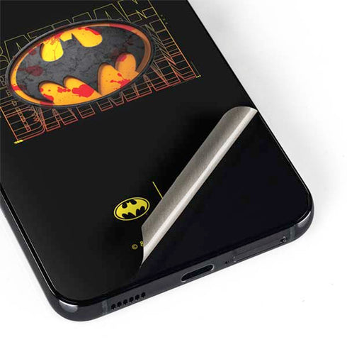 DC Comics The Flash Movie: Batman Bloody Logo Galaxy S22 Plus Skin
